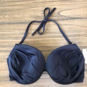 34dd black Victoria’s Secret bikini halter top